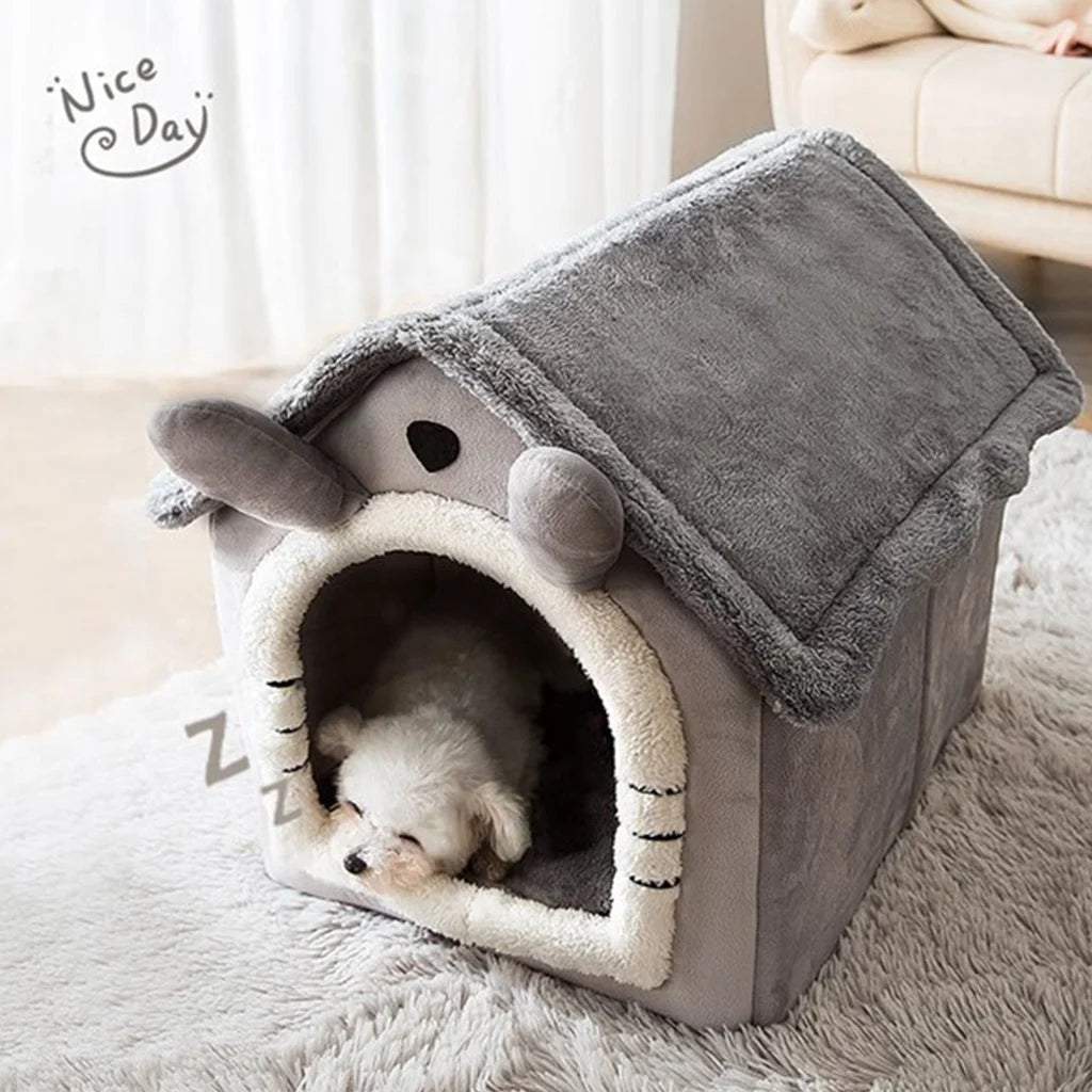 Washable Foldable Pet Seeping Bed House